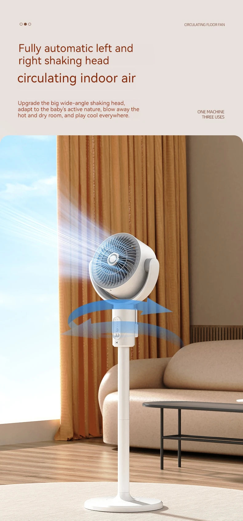 Remote Control Turbo Floor Fan