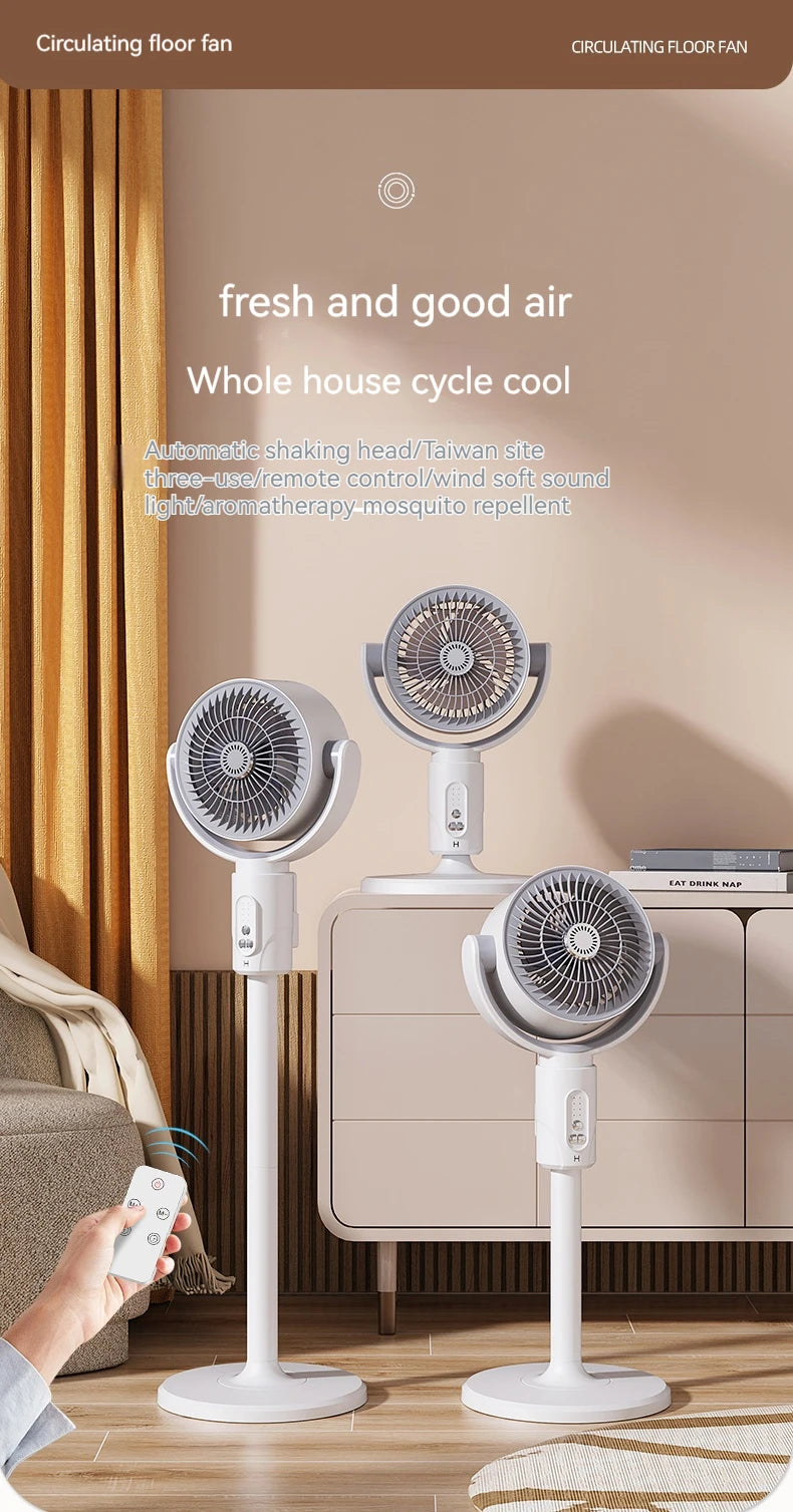Remote Control Turbo Floor Fan